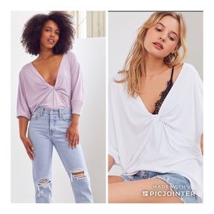 SOLD Urban Outfitter Silence + Noise Twist in Time tees